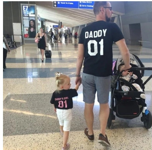 Conjunto Familiar a Juego Padre e Hija — Poliéster