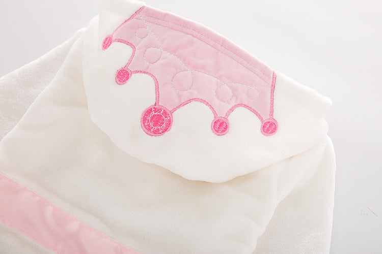 Bata de franela suave para bebés