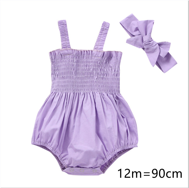 Pelele para Bebé Niña con Diadema