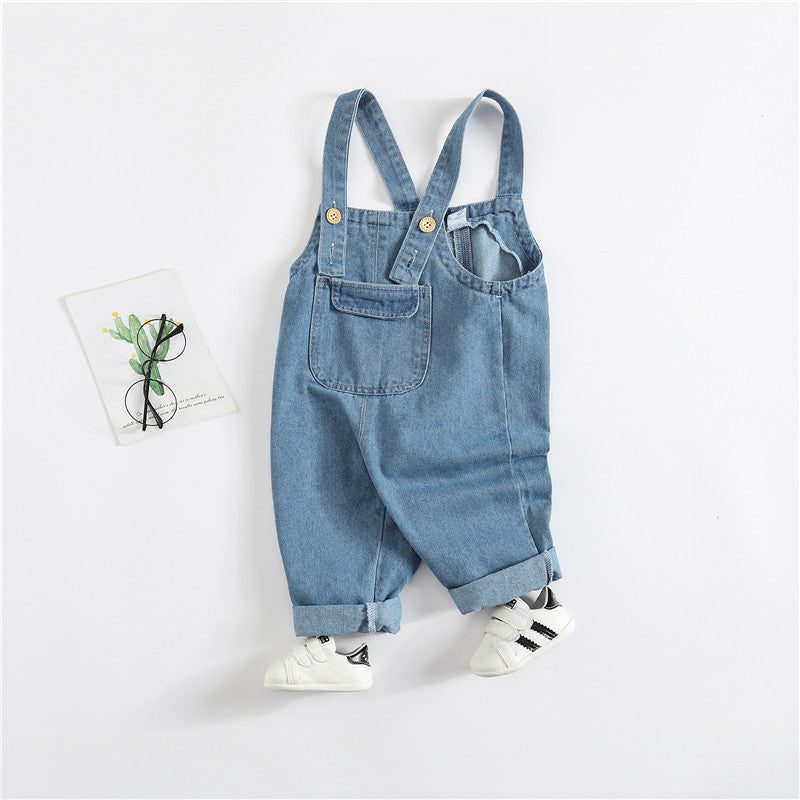 Mono Vaquero Estiloso para Niños — Peto Infantil con Tirantes