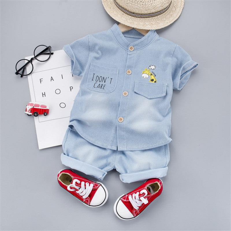 Conjunto Vaquero de Dos Piezas para Niño — Estilo Denim Total