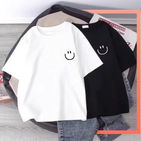 Camiseta minimalista de manga corta para niños