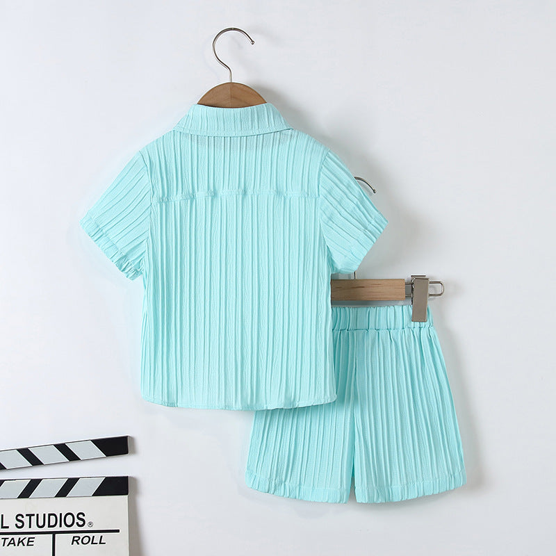 Conjunto de Dos Piezas para Bebé Niño — Suave y Cómodo