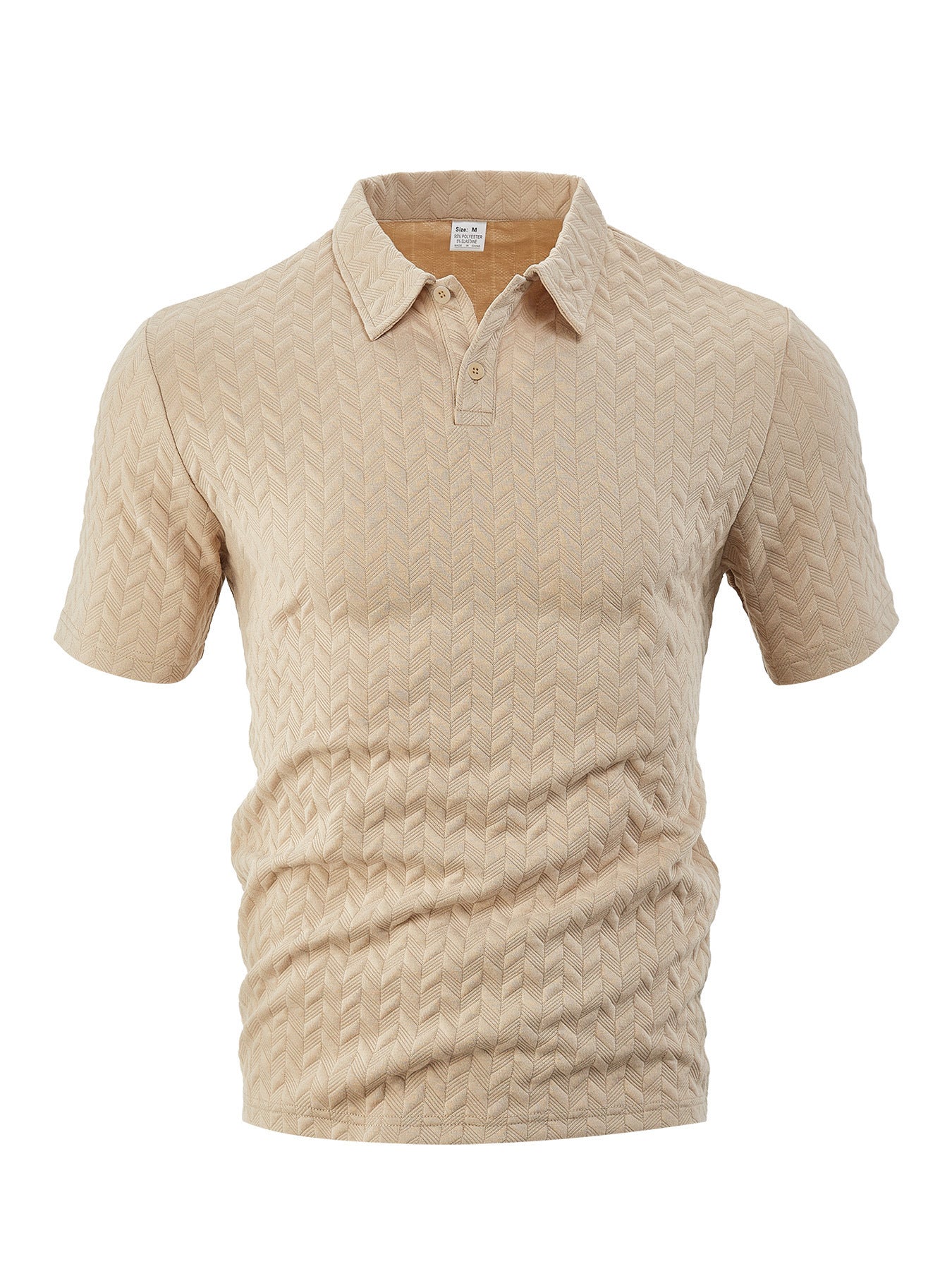 Camiseta de manga corta transpirable para hombre que absorbe el sudor.