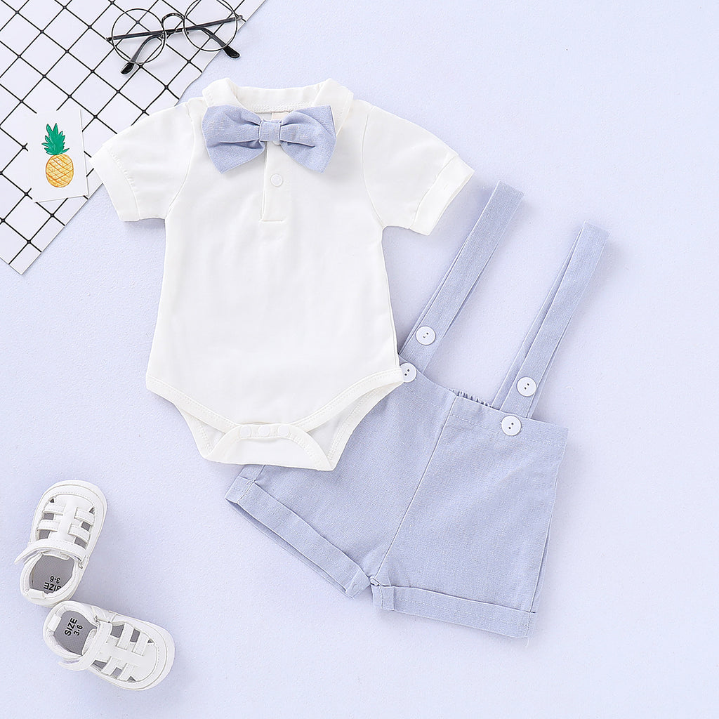 Pelele de Vestir para Bebé Niño con Pajarita — Elegante y Cómodo