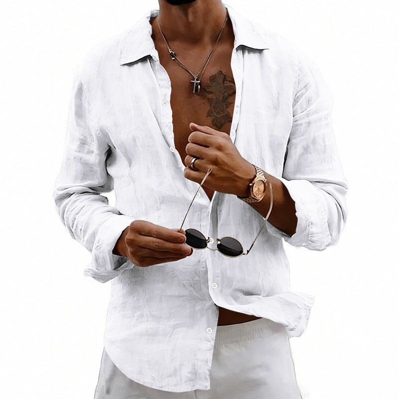 Camisa Versátil de Lino para Hombre