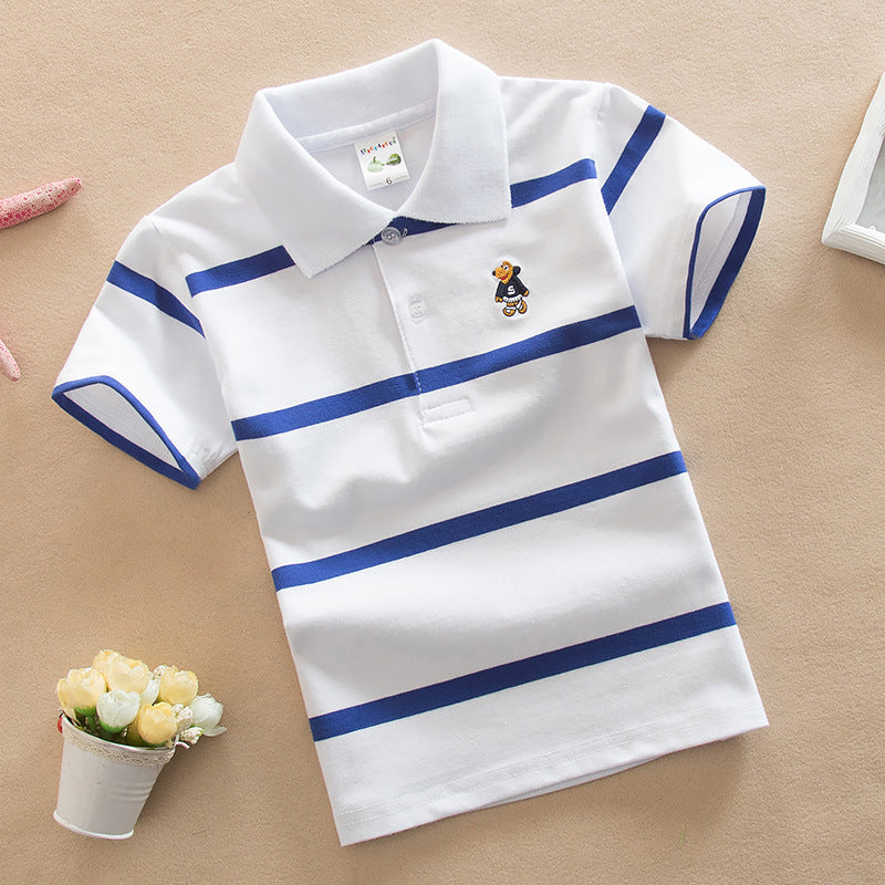 Camiseta Polo Manga Corta para Niño — Moda Infantil