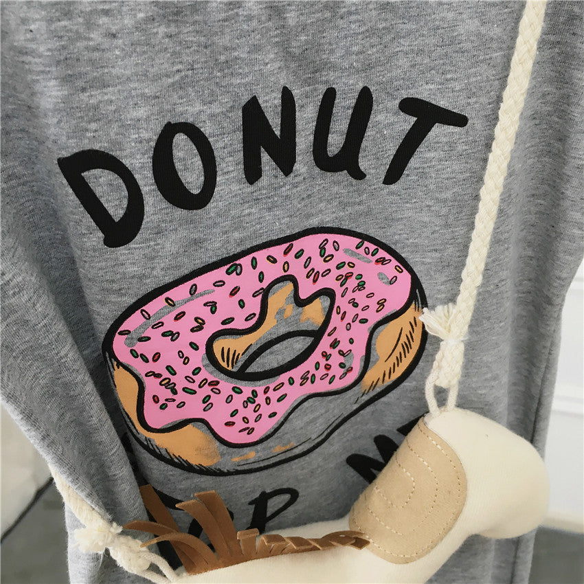 Vestido con Flecos Donut a Juego Madre e Hija — Algodón