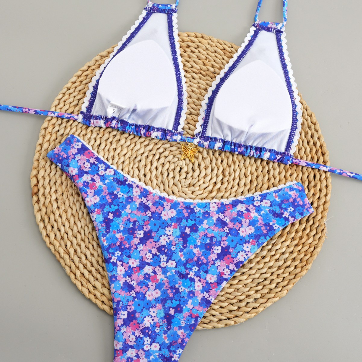Bikinis de dos piezas estampado floral