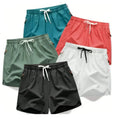 Pantalones cortos deportivos de secado rápido para hombre, finos e informales, ideales para correr y hacer ejercicio.