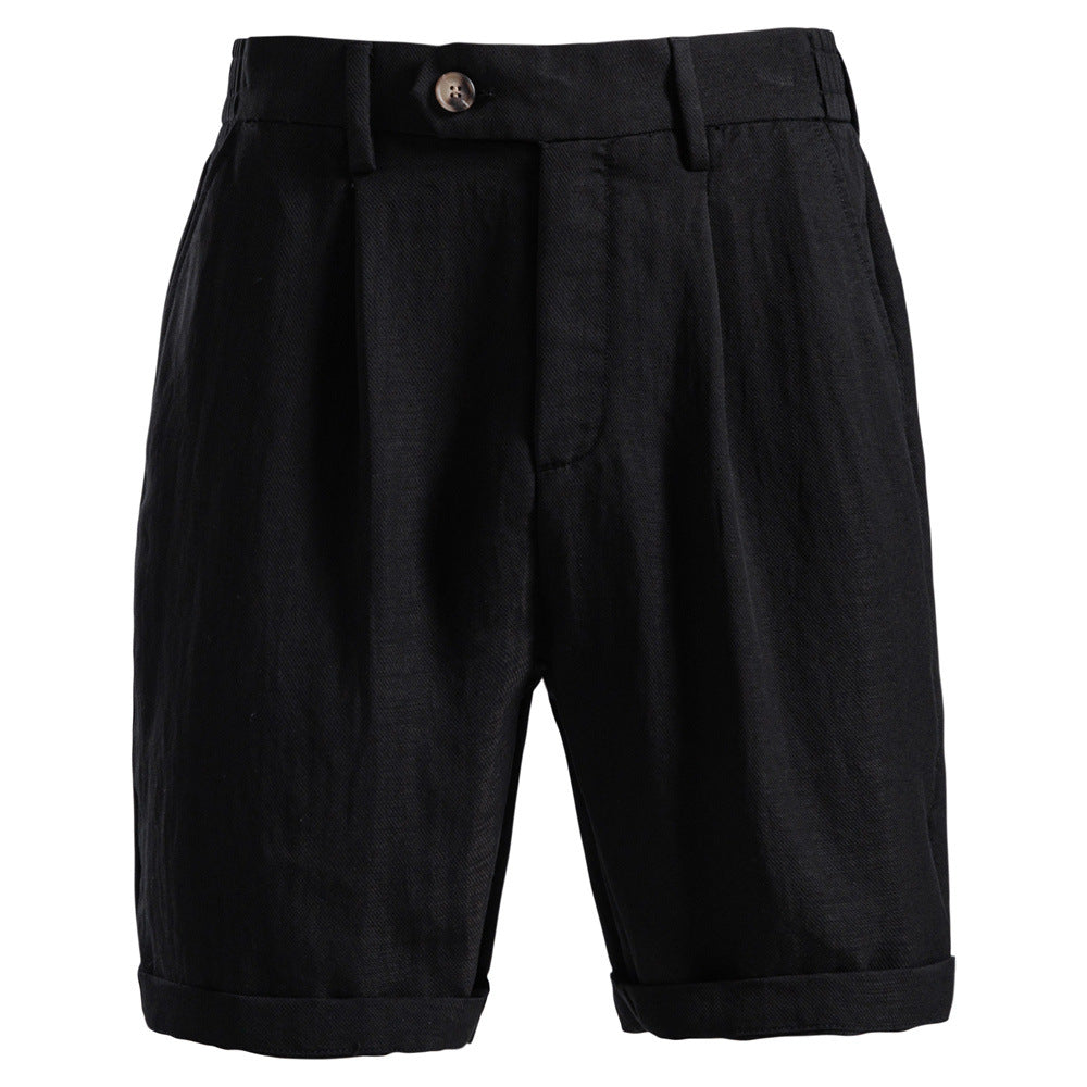 Pantalones cortos de algodón Lyocell de estilo clásico y elegante, ideales para ocasiones informales