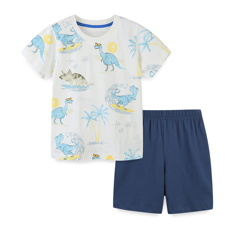Conjunto de Camiseta y Pantalón Corto para Niño — Fresco y Cómodo