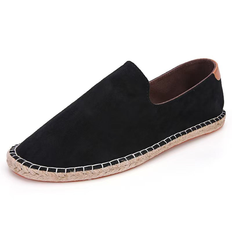 Zapatos de Lona para Hombre Mocasines Transpirables Sin Cordones