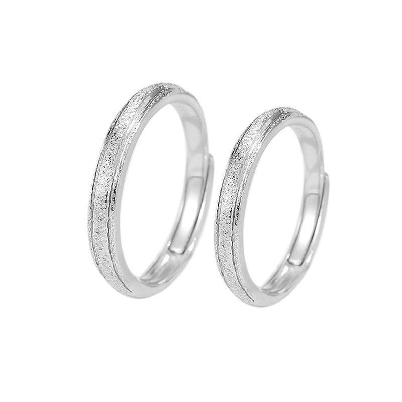 Anillos de Pareja “With You” — Plata de Ley 925 Diseño Minimalista