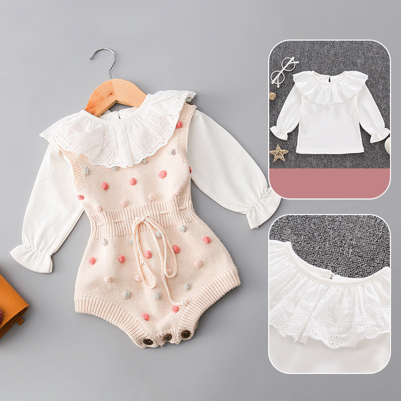 Pelele para bebé niña — suave y cómodo