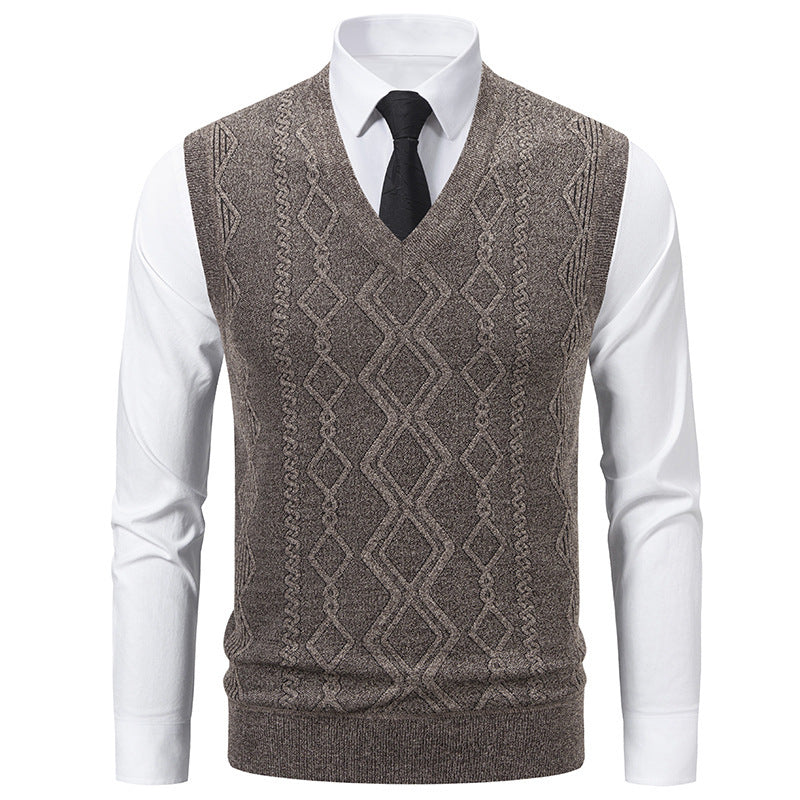 chaleco ajustado cuello en v