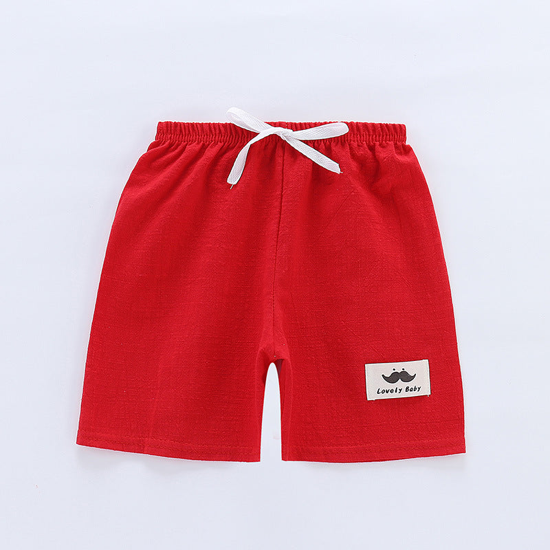 Pantalones Cortos de Algodón Fino para Niños — Suaves, Frescos y Versátiles