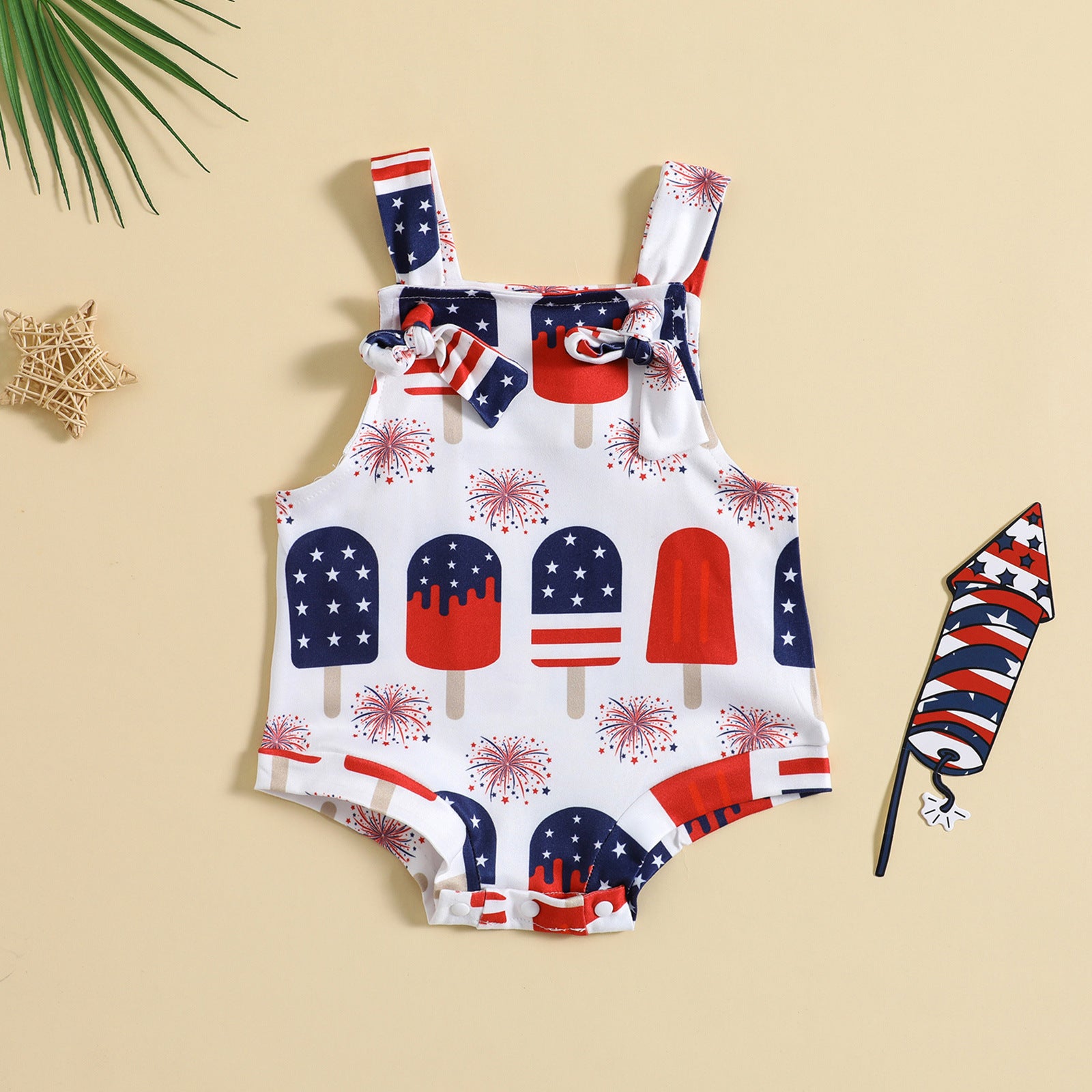 Pantalón con Tirantes y Estampado Infantil para Bebé Niña — Seda de Leche