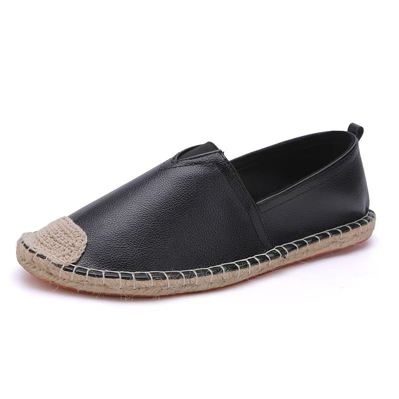 Zapatos de Lona para Hombre Mocasines Transpirables Sin Cordones