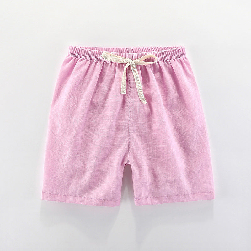 Pantalones Cortos Finos de Verano para Niños — Algodón 100% Multicolor