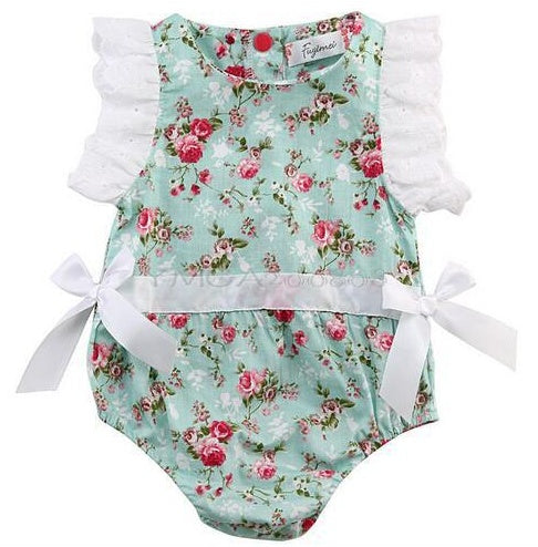 Pelele de Algodón con Estampado para Bebé Niña — Suave y Adorable