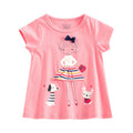 Camiseta Manga Corta Niña Estampado Dibujos Animados — Clase A