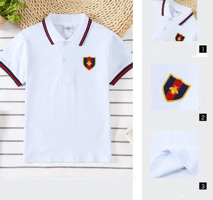 Polo Infantil con Escudo de Abeja