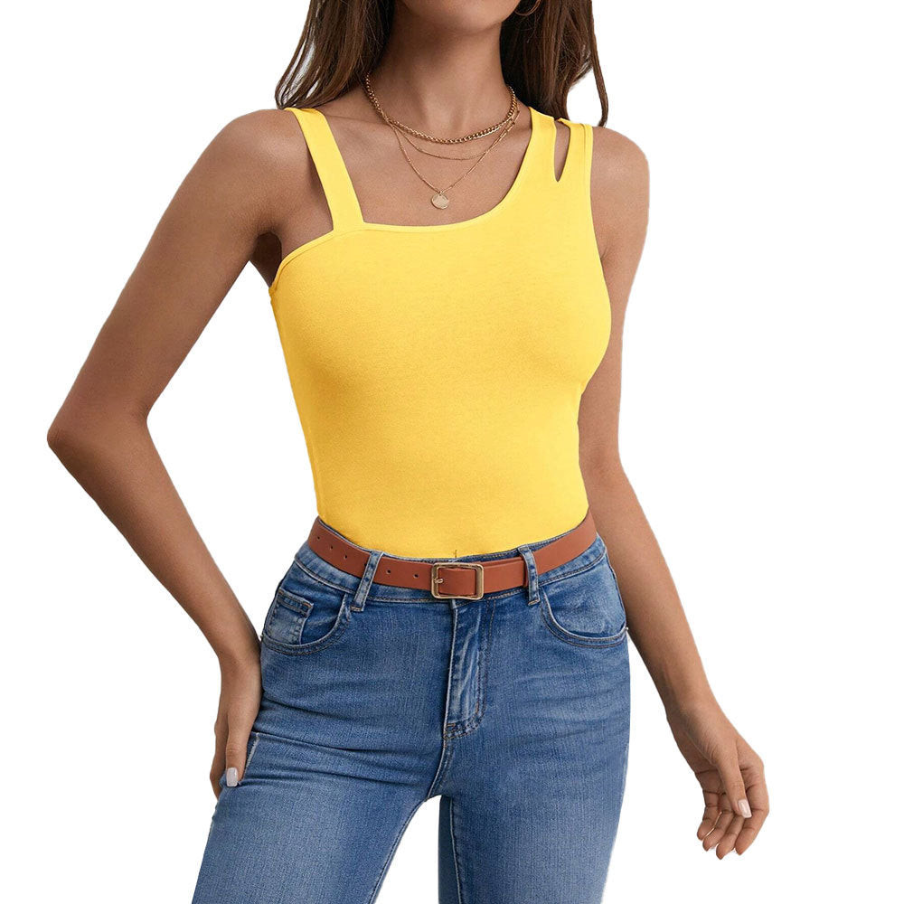 Camiseta Sin Mangas Versátil para Mujer