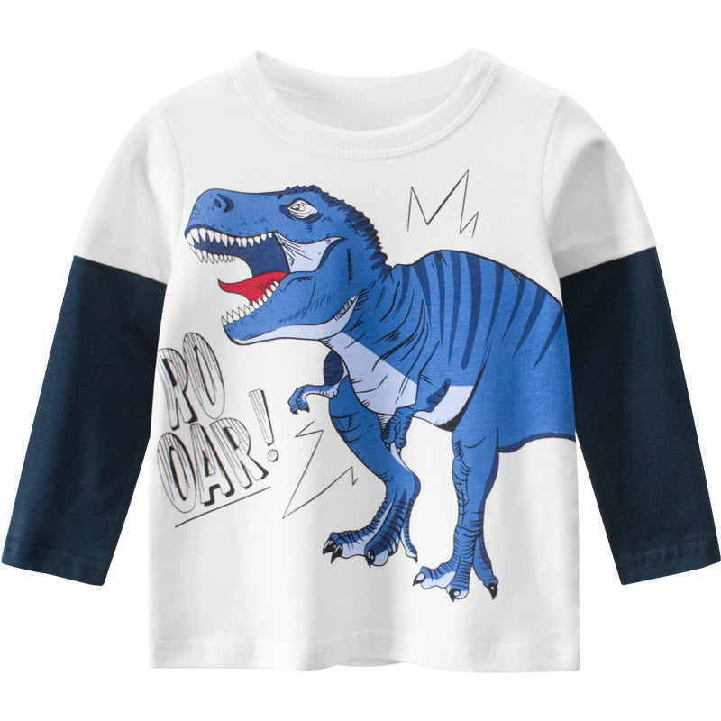 Toddler Boy Clothes Cotton Shirt Long Sleeve T-Shirt for Kids