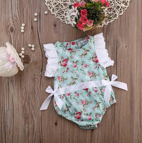 Pelele de Algodón con Estampado para Bebé Niña — Suave y Adorable