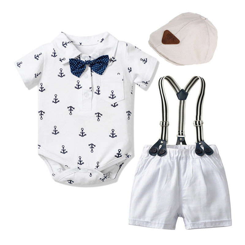 3-PIECE KIDS' OUTFIT WITH ANCHOR PRINT