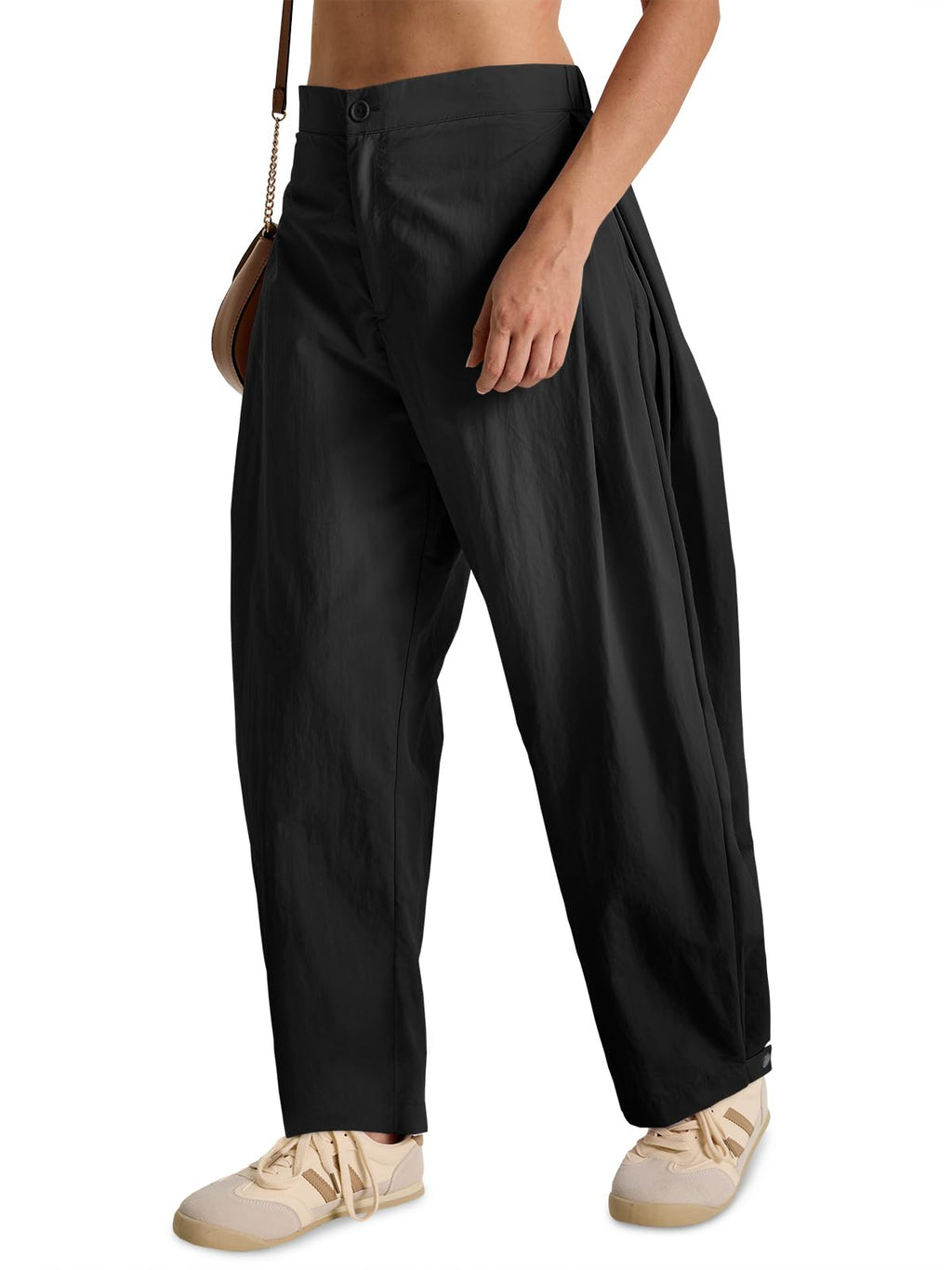 Pantalones Barrel de Pierna Ancha Holgados para Mujer
