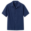 Camisa de manga corta de algodón transpirable con tejido de bambú para hombre