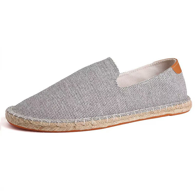 Zapatos de Lona para Hombre Mocasines Transpirables Sin Cordones