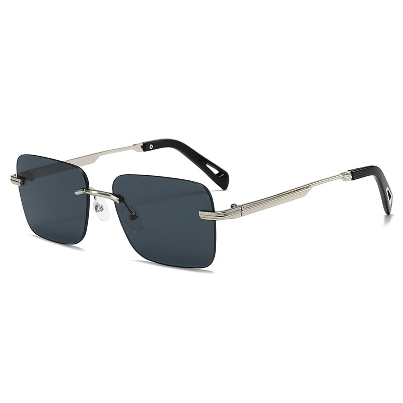 Gafas de sol cuadradas caladas para hombre y mujer.