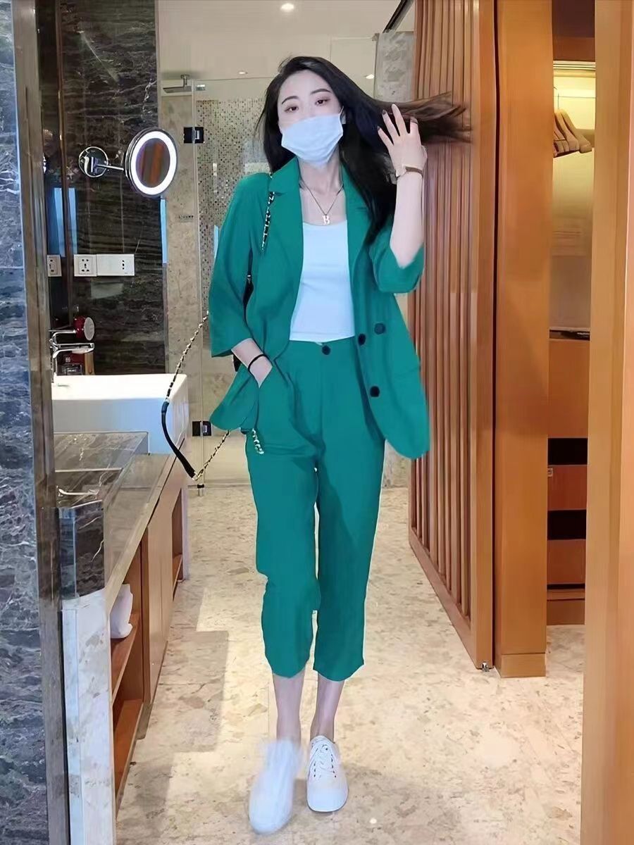 Conjunto Traje Elegante Mujer — Pantalón Formal y Chaqueta