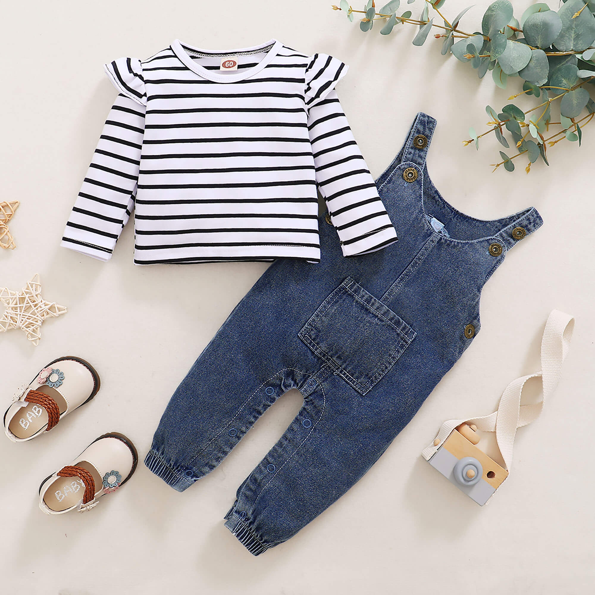 Conjunto Niña Dos Piezas Algodón 1-3 Años