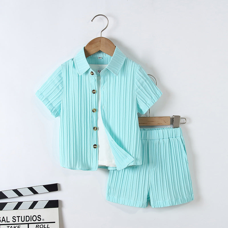 Conjunto de Dos Piezas para Bebé Niño — Suave y Cómodo
