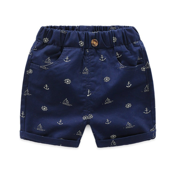 Pantalones Cortos Informales de Algodón para Niños — Estilo Coreano Verano