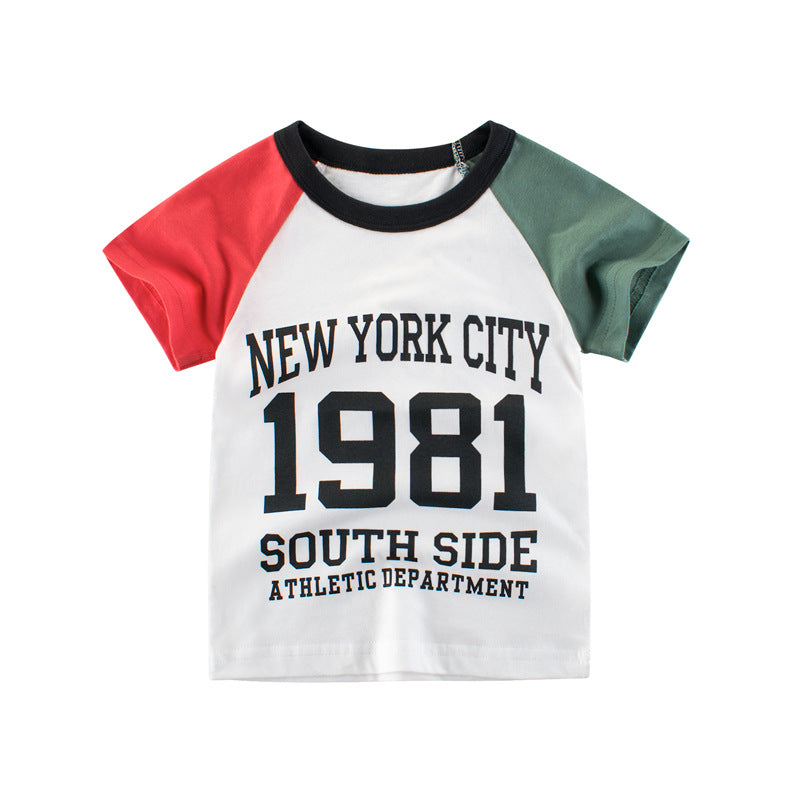 Kids' summer short-sleeved t-shirt