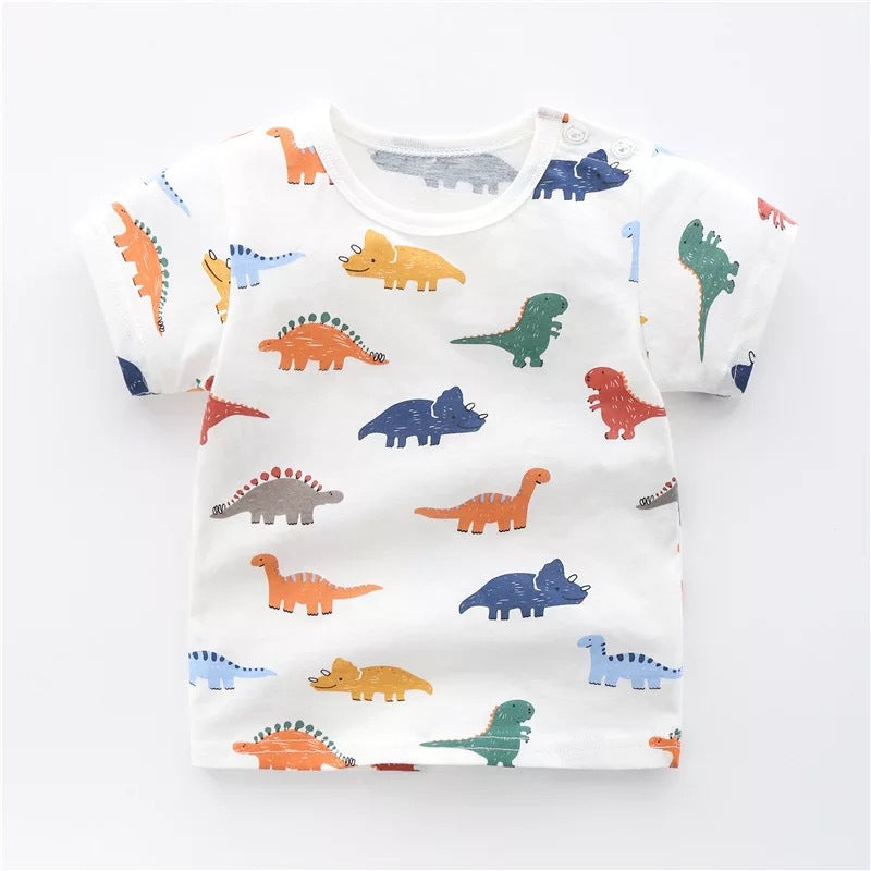 Camiseta de Algodón para Niños — Suave y Transpirable