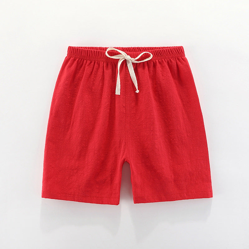 Pantalones Cortos Finos de Verano para Niños — Algodón 100% Multicolor