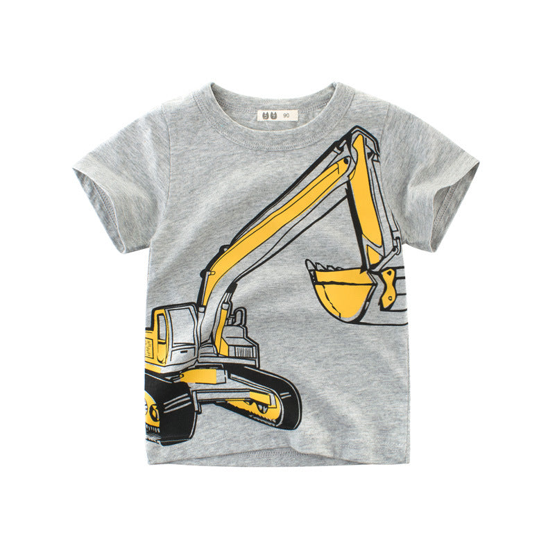 Camiseta Básica para Niños — Algodón Suave Multicolor