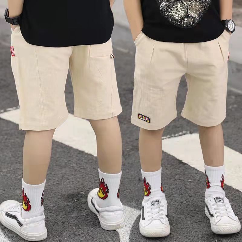 Pantalones Cortos de Moda para Niños — Estilo Cargo Coreano