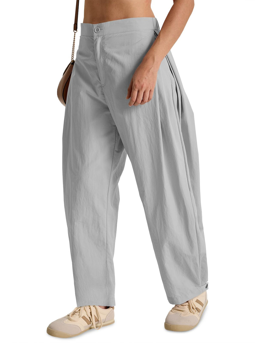 Pantalones Barrel de Pierna Ancha Holgados para Mujer