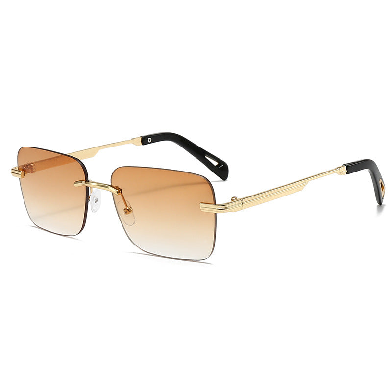 Gafas de sol cuadradas caladas para hombre y mujer.