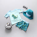 Traje de Baño para Niños con Estampado de Dinosaurios — Protección UPF 50+