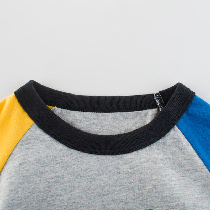 Camiseta de Manga Corta de Verano para Niños — Algodón
