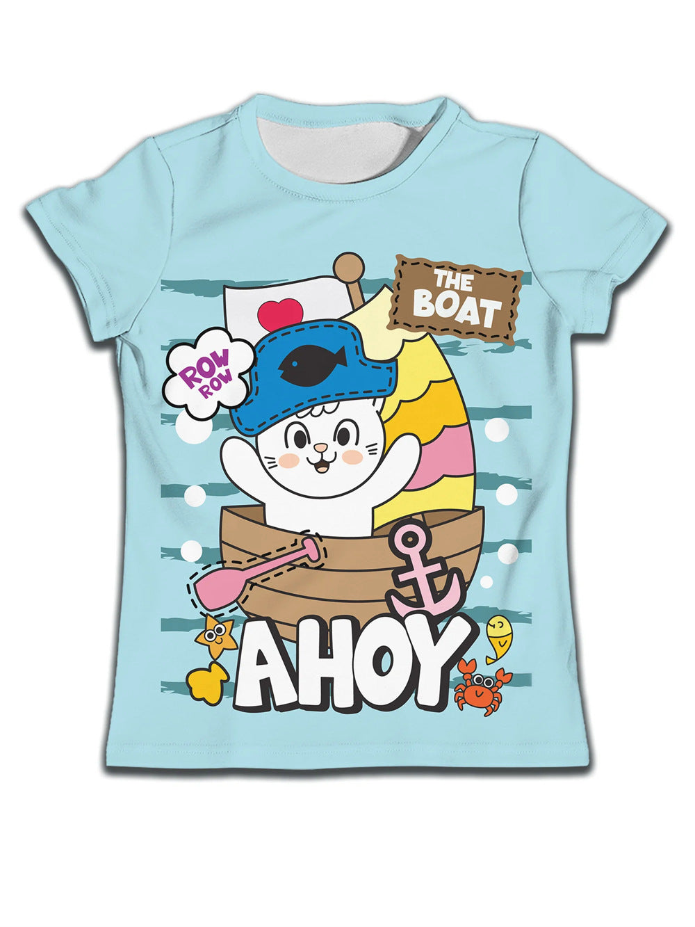 Camiseta Infantil con Estampado de Dibujo — Algodón Niños
