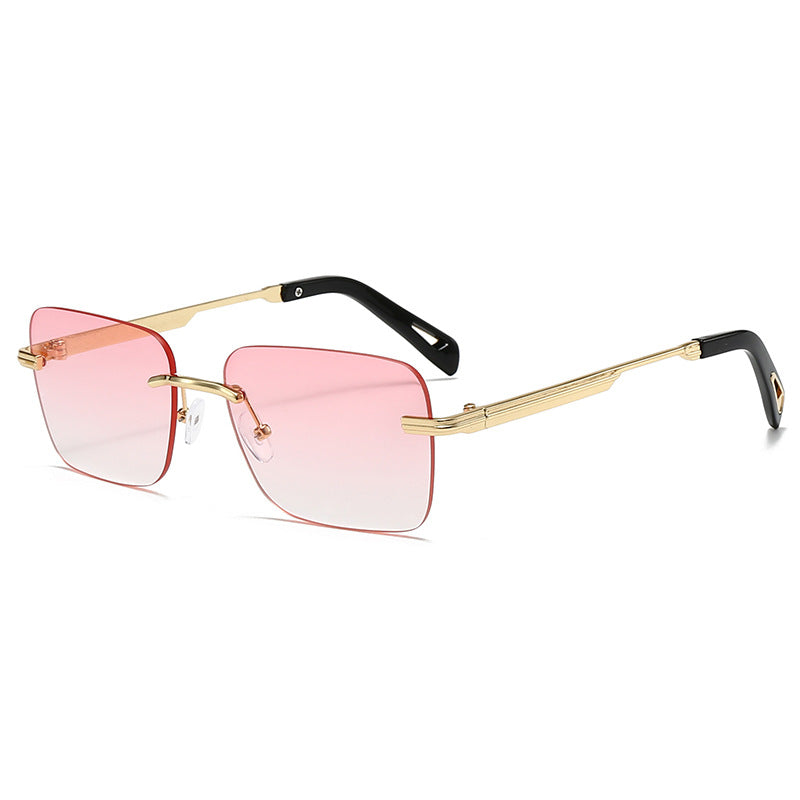 Gafas de sol cuadradas caladas para hombre y mujer.